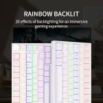 NEWMEN GM326 Compact LED Backlit Gaming Keyboard