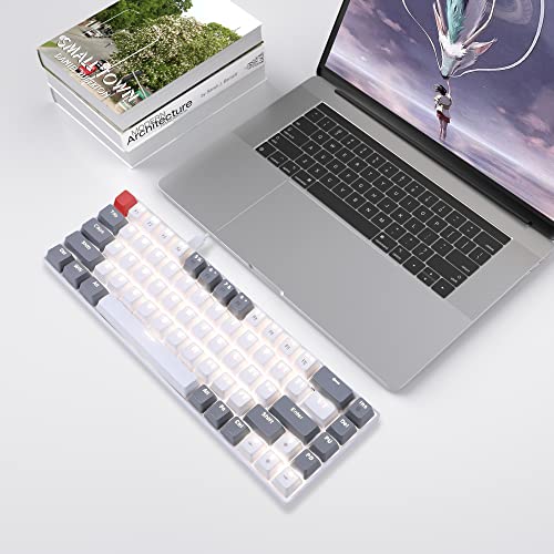 Minimalist MageGee 60% Gaming Mechanical Keyboard Ice Blue