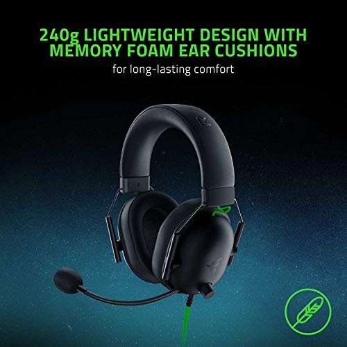 Razer BlackShark V2 X Esports Wired Headset - Black