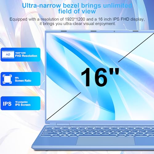 16" Intel N5095 Gaming Laptop 12GB RAM 512GB SSD