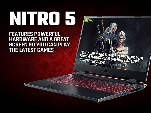 Acer Nitro 5 AN515-58 Gaming Laptop - Intel i5, 16GB RAM, 512GB SSD
