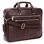 Designer Genuine Leather 15" Laptop Crossover Bag