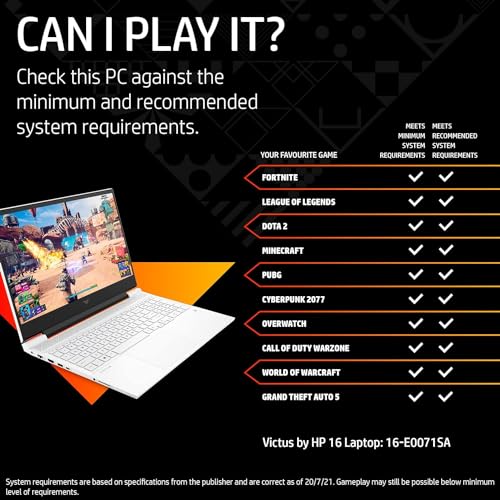 HP Victus Gaming Laptop | AMD Ryzen 5 | 16GB RAM | 512GB SSD | RTX 3050 | 16" FHD Display