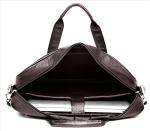 Designer Genuine Leather 15" Laptop Crossover Bag