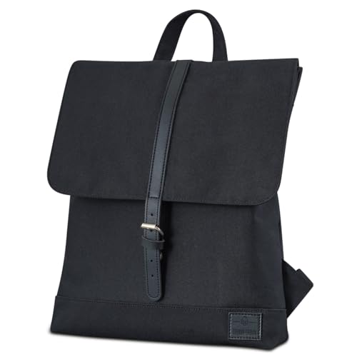 Johnny Urban Backpack Women Black - MIA - Rucksack from Recycled PET Bottles - Mini Daypack - Water-Repellant with Laptop Compartment