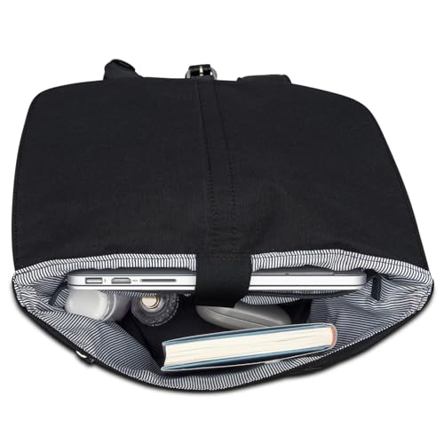 Johnny Urban Backpack Women Black - MIA - Rucksack from Recycled PET Bottles - Mini Daypack - Water-Repellant with Laptop Compartment