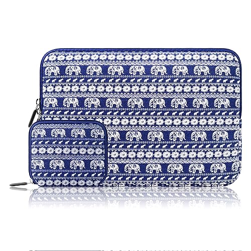 Discover Style and Protection with Arvok 15 15.6 16 Inch Canvas Fabric Laptop Sleeve - A Colorful Patterned Marvel