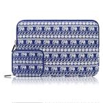 Discover Style and Protection with Arvok 15 15.6 16 Inch Canvas Fabric Laptop Sleeve - A Colorful Patterned Marvel