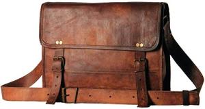 Authentic Leather Gaming Laptop Messenger Bags: ALASKA EXPORTS