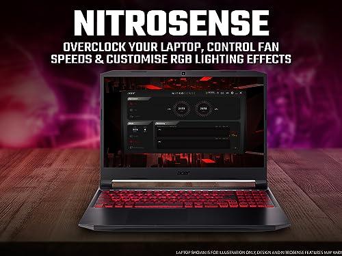 Acer Nitro 5 AN515-57 Gaming Laptop - i5-11400H, 16GB RAM, 512GB SSD