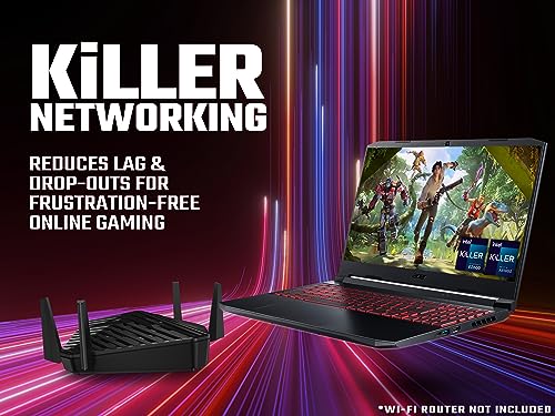 Acer Nitro 5 AN515-57 Gaming Laptop - i5-11400H, 16GB RAM, 512GB SSD