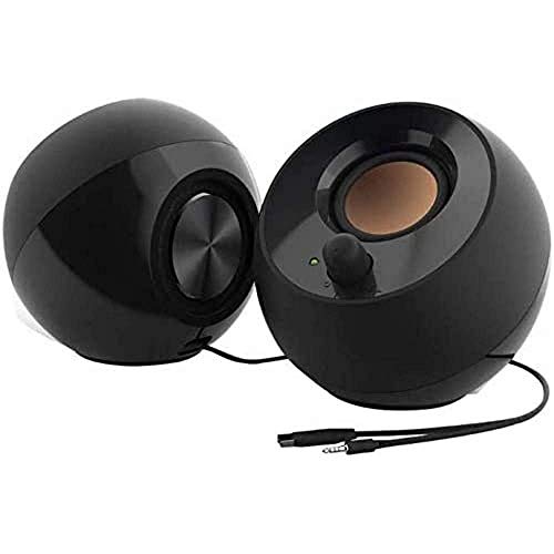 USB-Powered Desktop Speakers for Gaming Laptops - Black