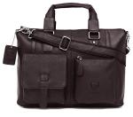 15" Genuine Leather Gaming Laptop Shoulder Bag