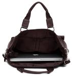 15" Genuine Leather Gaming Laptop Shoulder Bag