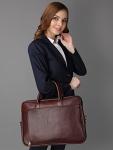 Gaja Leather Laptop Bag - Multifunctional for Work & Travel