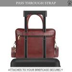 Gaja Leather Laptop Bag - Multifunctional for Work & Travel