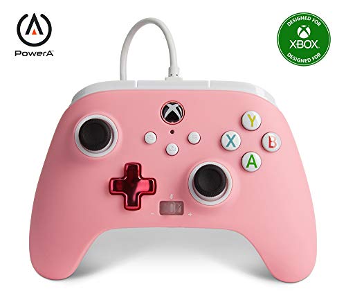 Official Xbox PowerA Enhanced Wired Controller - Pink