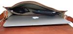 Men's Vintage Brown Leather Shoulder Laptop Briefcase