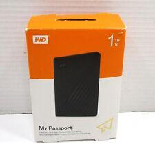 1TB WD My Passport External Hard Drive - Black