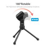 Versatile 3.5mm Microphone with Tripod Stand