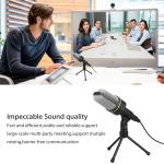 Versatile 3.5mm Microphone with Tripod Stand