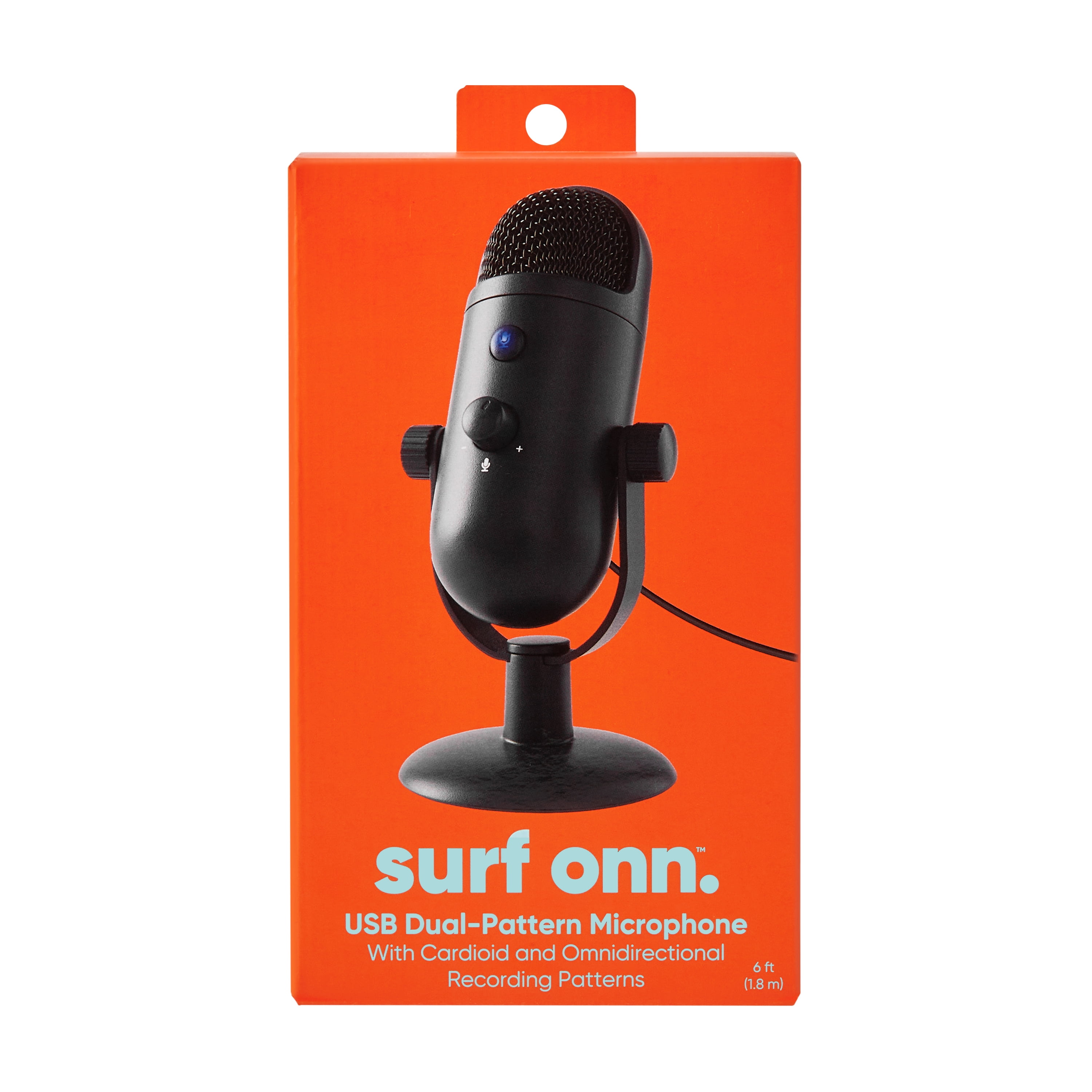 onn. USB Dual-Pattern Microphone