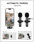 Wireless Lavalier Mic Set for Video Recording