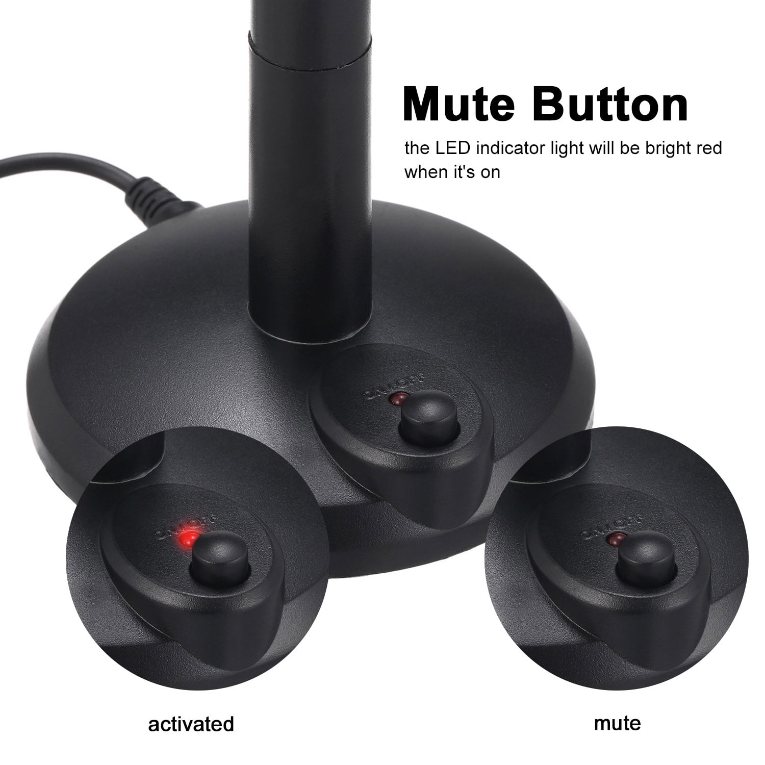 USB Omnidirectional Microphone for Gaming and Chatting