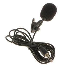 3.5mm Jack Hands Free Clip on Mini Microphone Mic for Smartphone Computer PC Laptop Skype MSN Chat Online Gaming
