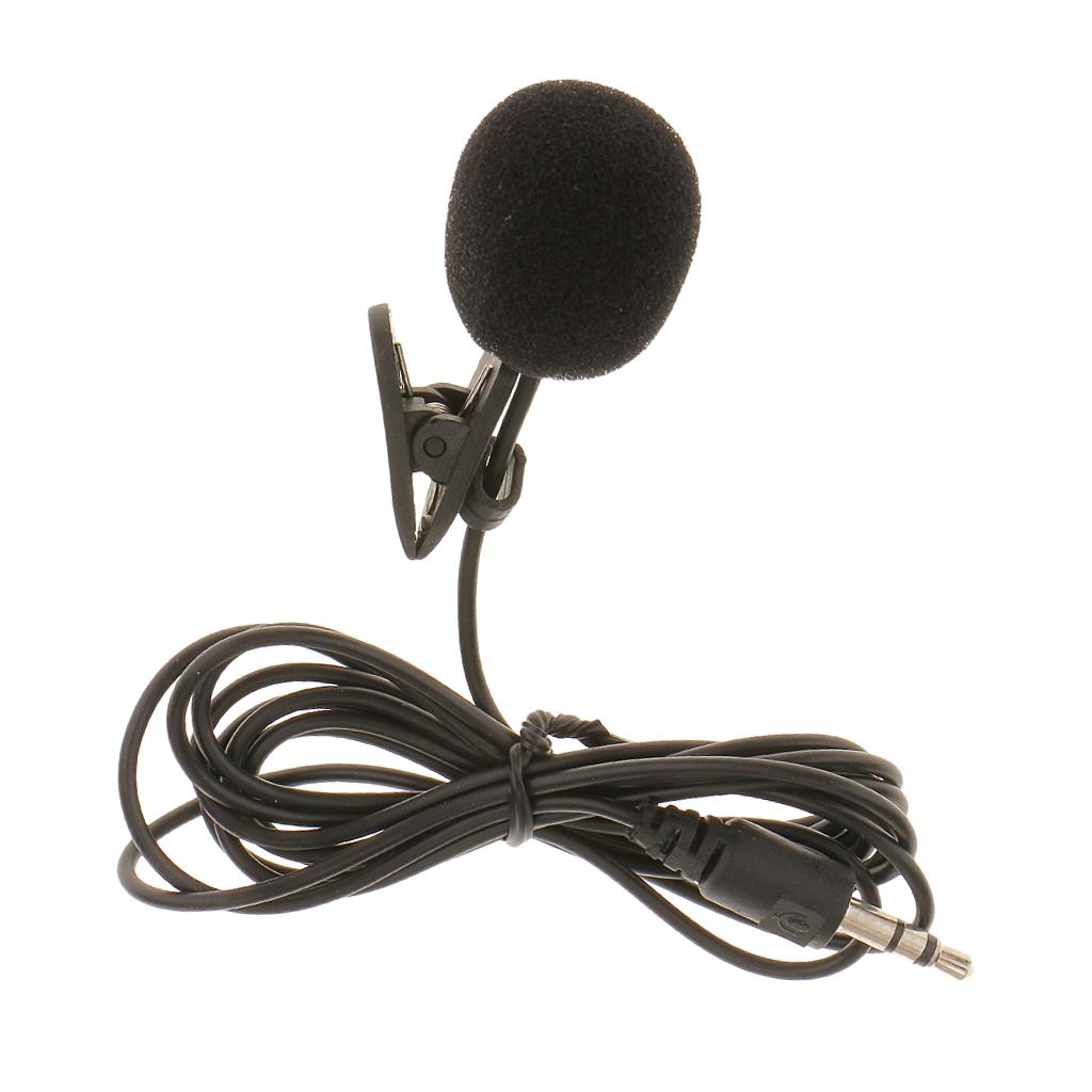 3.5mm Jack Hands Free Clip on Mini Microphone Mic for Smartphone Computer PC Laptop Skype MSN Chat Online Gaming