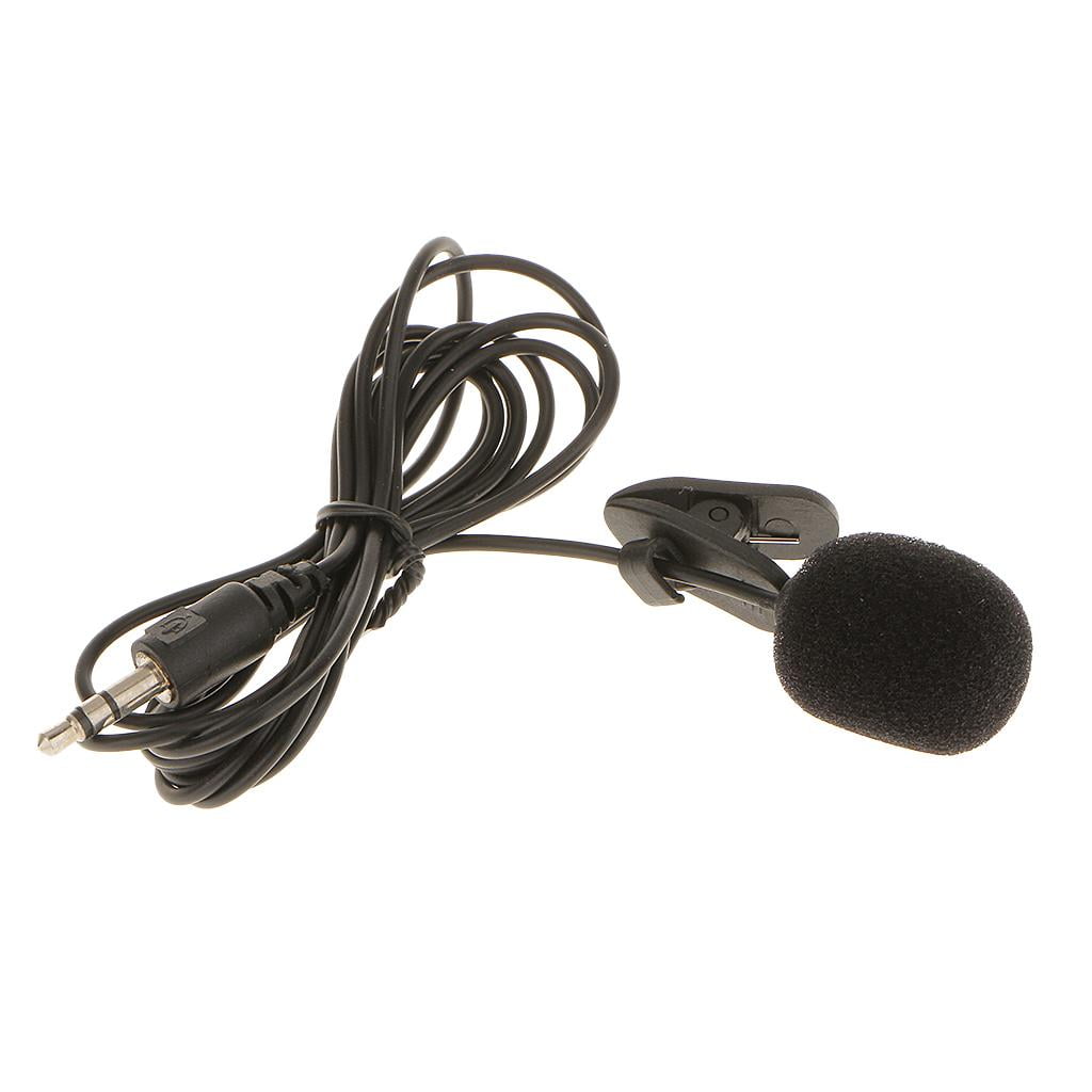 3.5mm Jack Hands Free Clip on Mini Microphone Mic for Smartphone Computer PC Laptop Skype MSN Chat Online Gaming