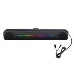 Gaming laptop sound bar with subwoofer