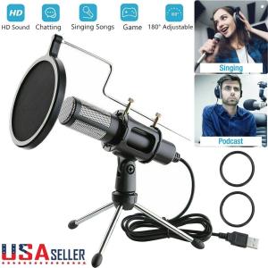 Condenser Mic Kit for Gaming Laptop Studio Recording