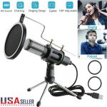 Condenser Mic Kit for Gaming Laptop Studio Recording