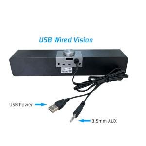 PC Desktop Laptop Stereo Speakers with Bluetooth/Wired Sound Bar