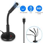 USB Condenser Microphone for PC Gaming Laptops
