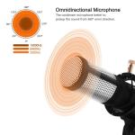 Condenser Mic Kit for Gaming Laptop Studio Recording