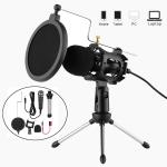 Broadcasting Studio Recording PC Laptop Condenser Microphone Kit