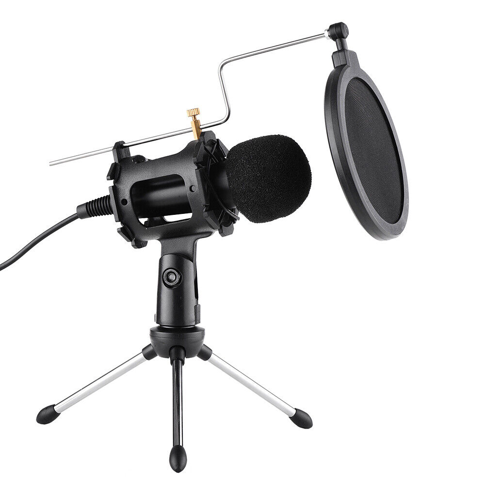 Broadcasting Studio Recording PC Laptop Condenser Microphone Kit