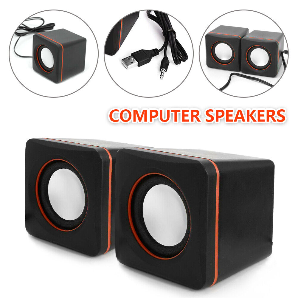 High-quality USB stereo speakers for mini laptops