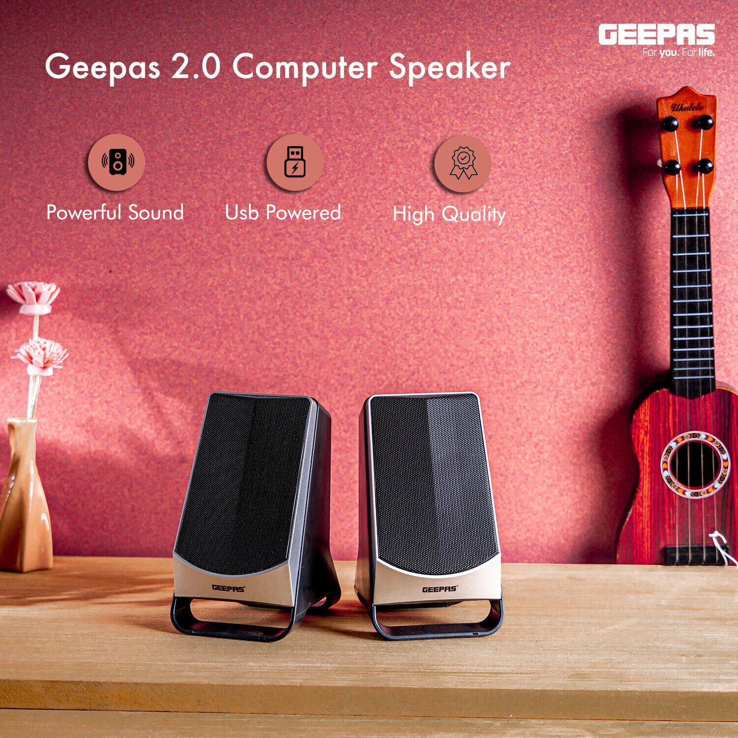 Geepas Portable Multimedia Sound for Gaming Laptops