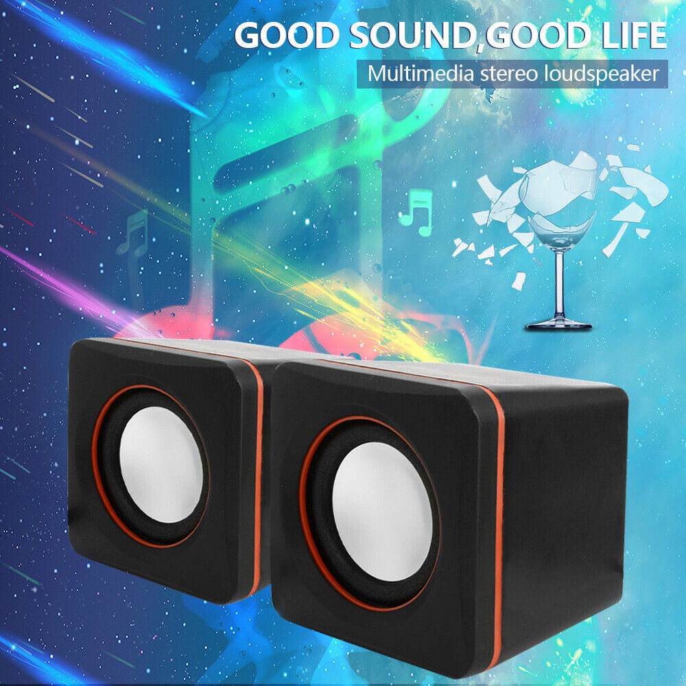 High-quality USB stereo speakers for mini laptops
