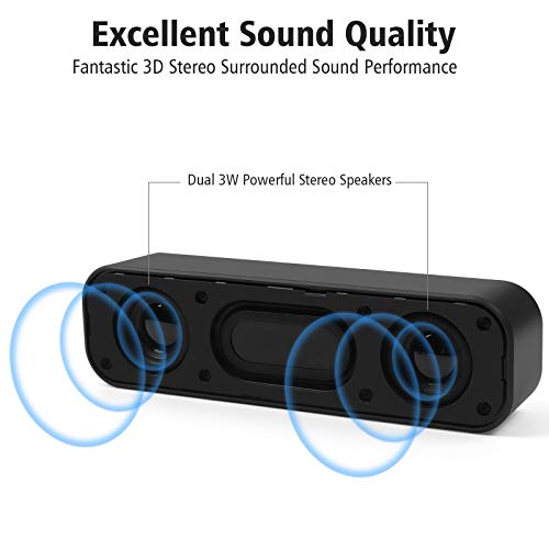 Portable USB Gaming Laptop Speakers with Surround Sound