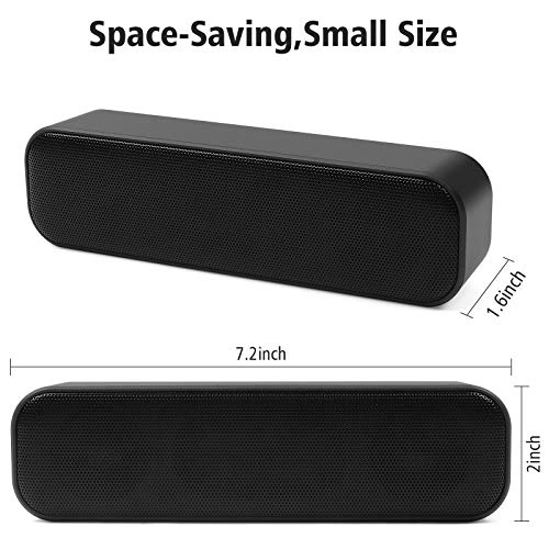 Portable USB Gaming Laptop Speakers with Surround Sound