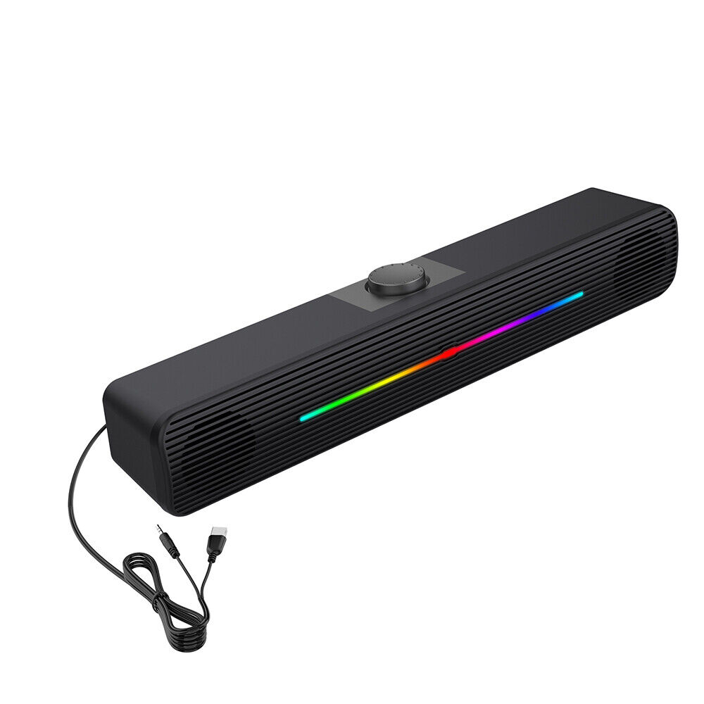 Gaming Laptop Sound Bar with LED & USB