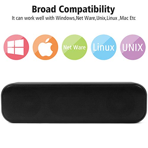 Portable USB Gaming Laptop Speakers with Surround Sound