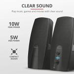 Almo 2.0 PC Speaker Set - Clear Sound, Black