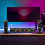 LED Illuminated 2in1 PC Speakers & Soundbar