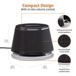 Black Computer Speakers - Set of 2