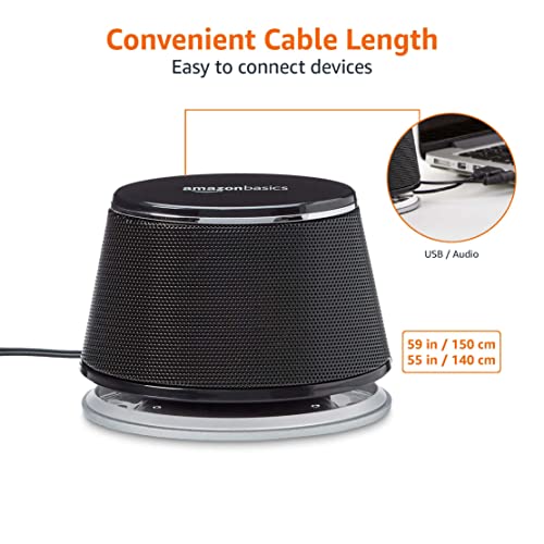 Black Computer Speakers - Set of 2